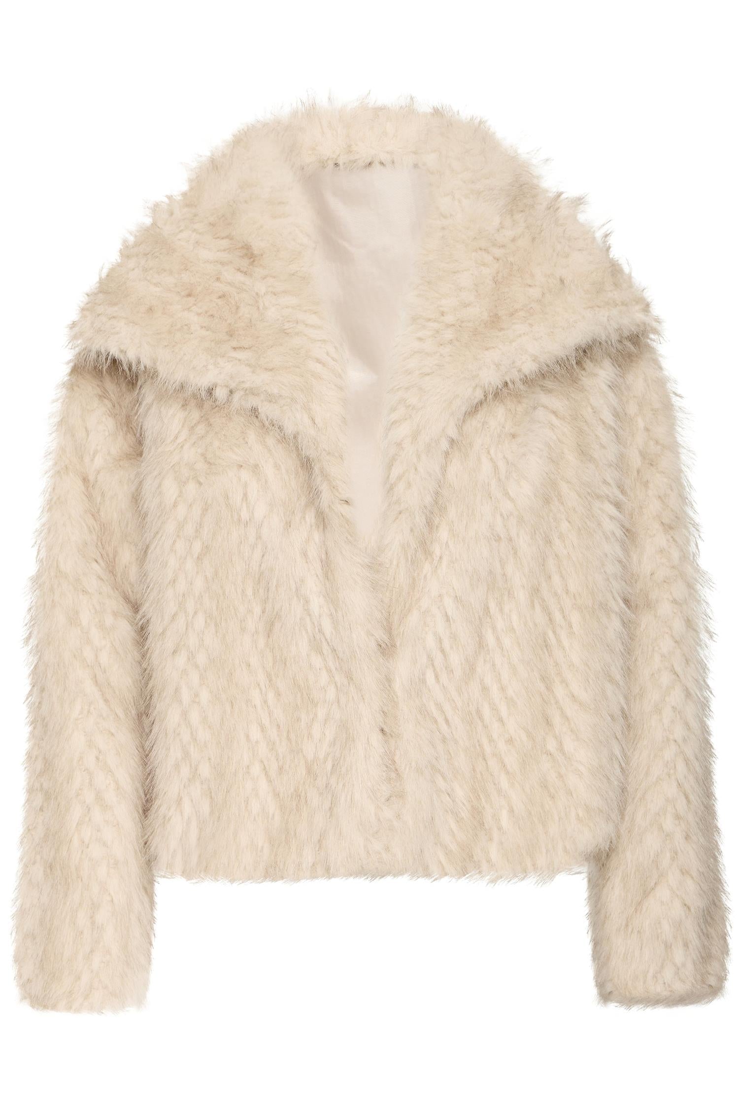 Sbcharlot Fur Jacket Beige