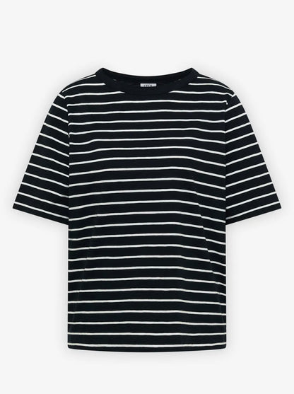 NOS striped slubyarn shirt Blå