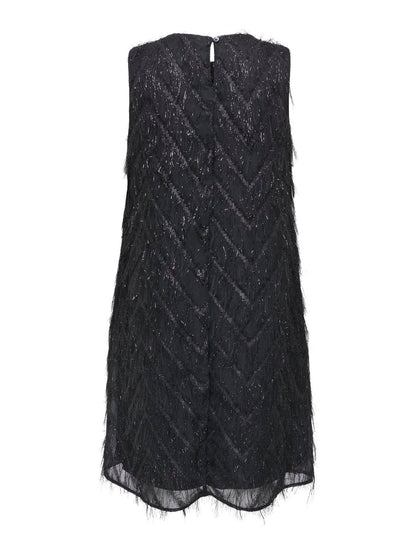 Onlfaye Life Sl Feather Dress Wvn Sort