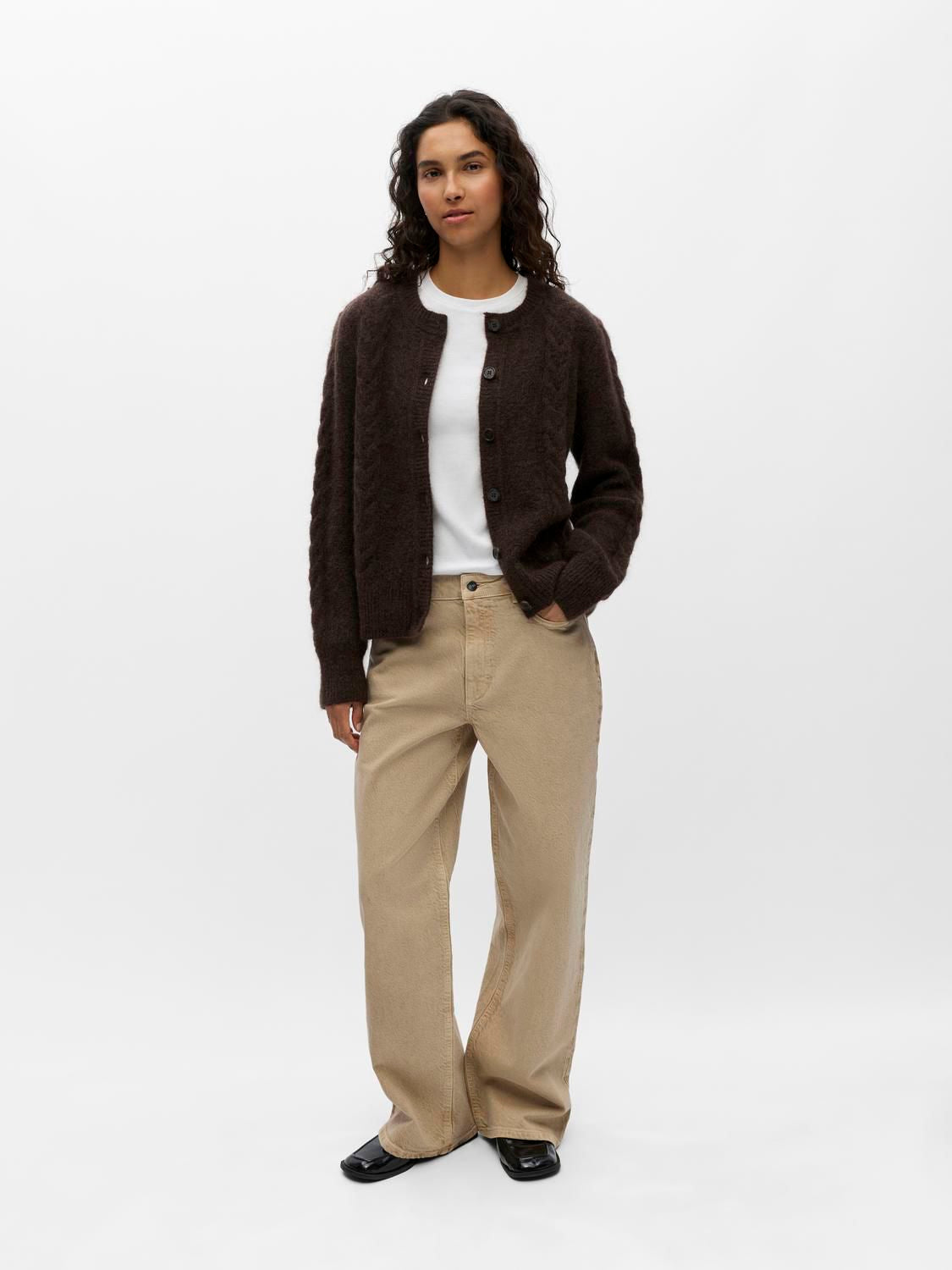 Objnete Re Knit Cardigan E Div 26 Brun