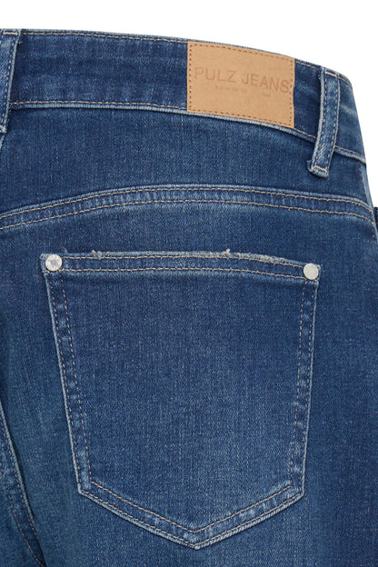 Pzanni Hw Jeans Barrel Leg Blå