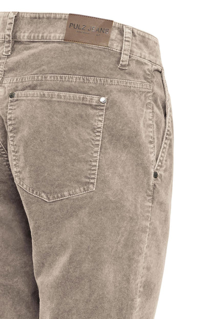 Pzfiba Hw Pant Skinny Leg Brun