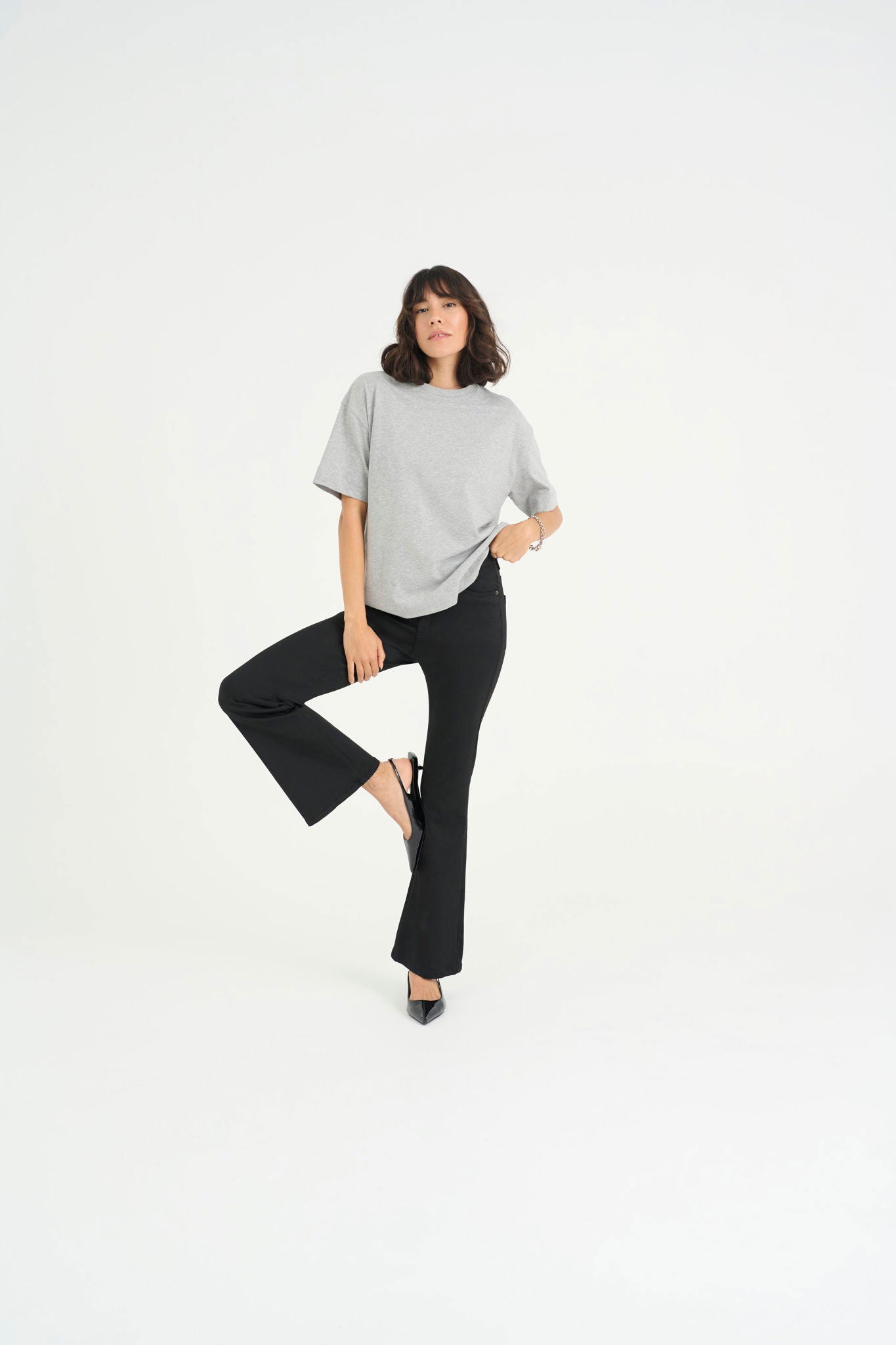Kaforest Hw Slim Fit Jeans Sort