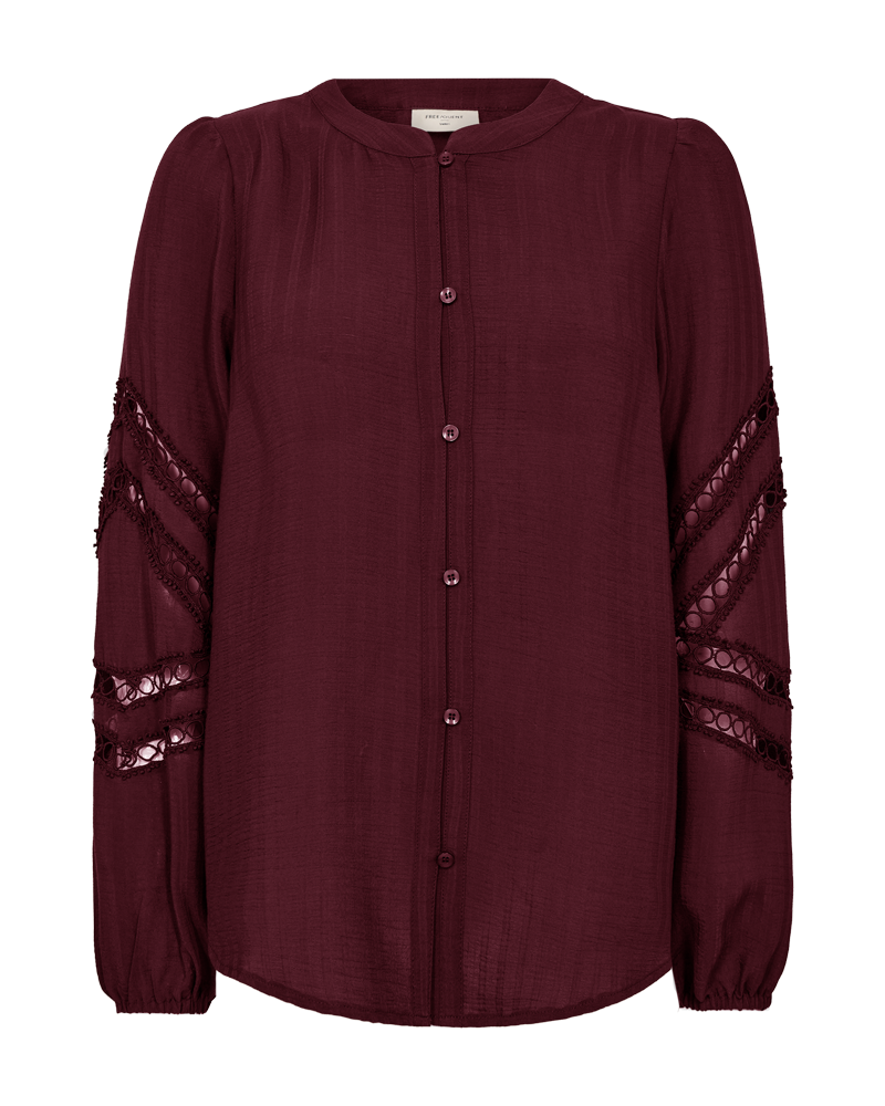 FQSHU-BLOUSE Burgunder