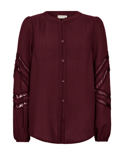 FQSHU-BLOUSE Burgunder