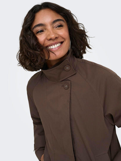 Onlorchid Cord Jacket Cc Otw Brun