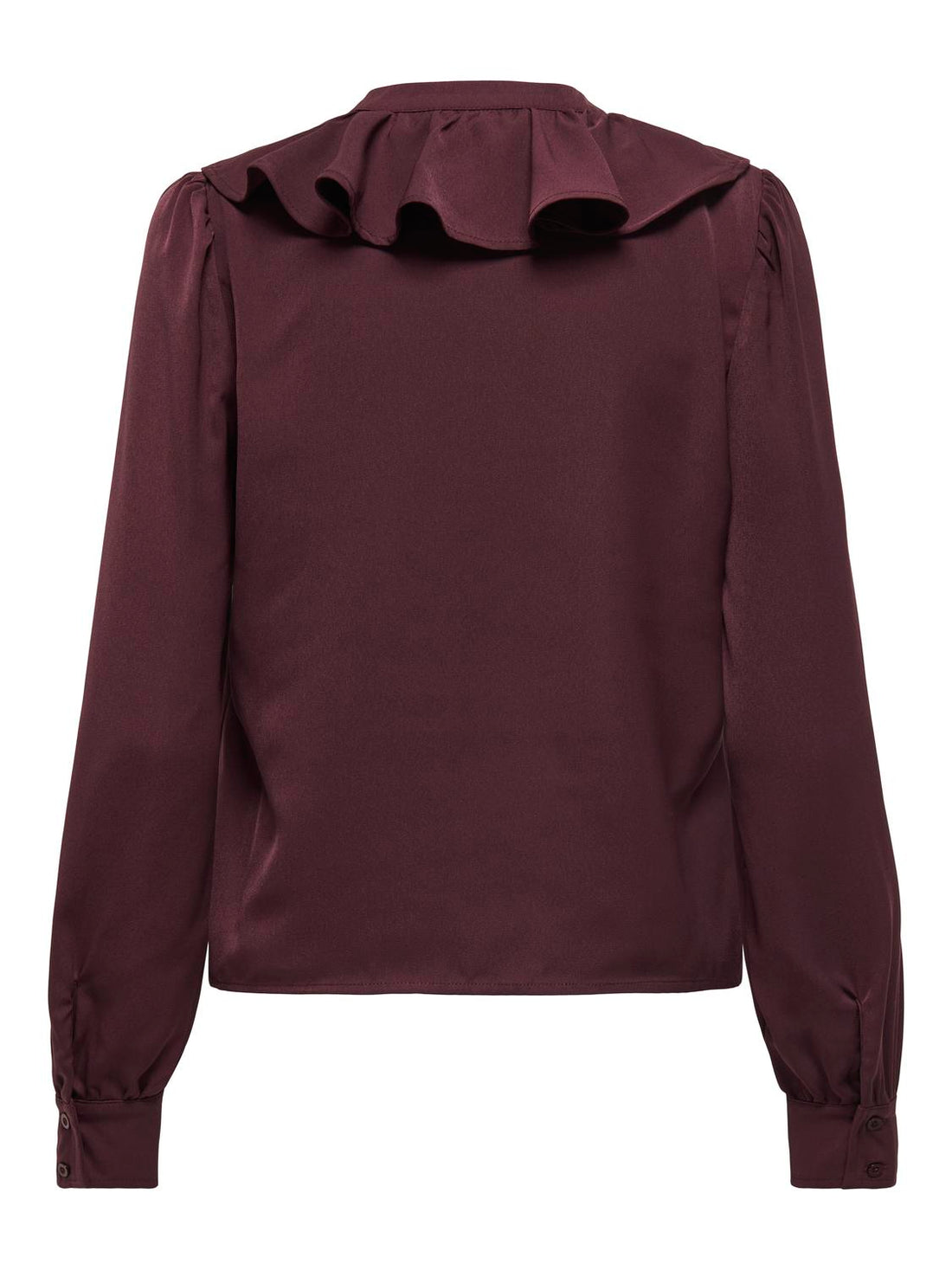 Onlthalia Life Ls V-Neck Frill Top Wvn Lilla