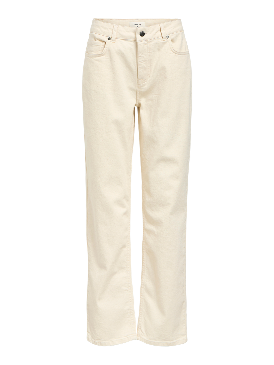OBJSAVA ELLEN MW STRAIGHT TWL JEANS NOOS Lysegrå