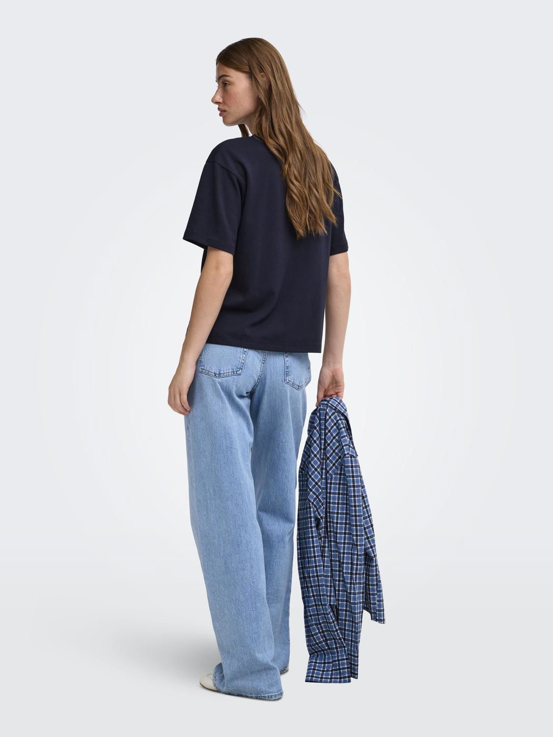 Onlsuperior Ss Oneck Loosetop Jrs Noos Blå
