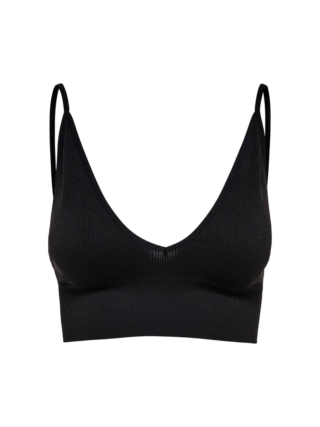 Onlvicky Rib Seamless Vneck Top Noos Acc Sort