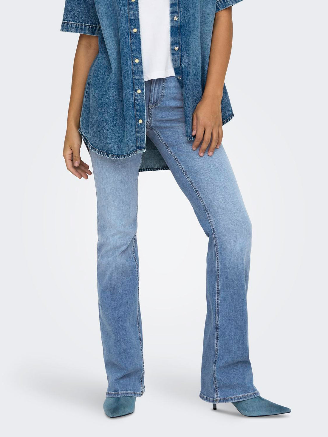 Onlblush Mw Back Pock Fla Tai222 Dnmnoos Blå