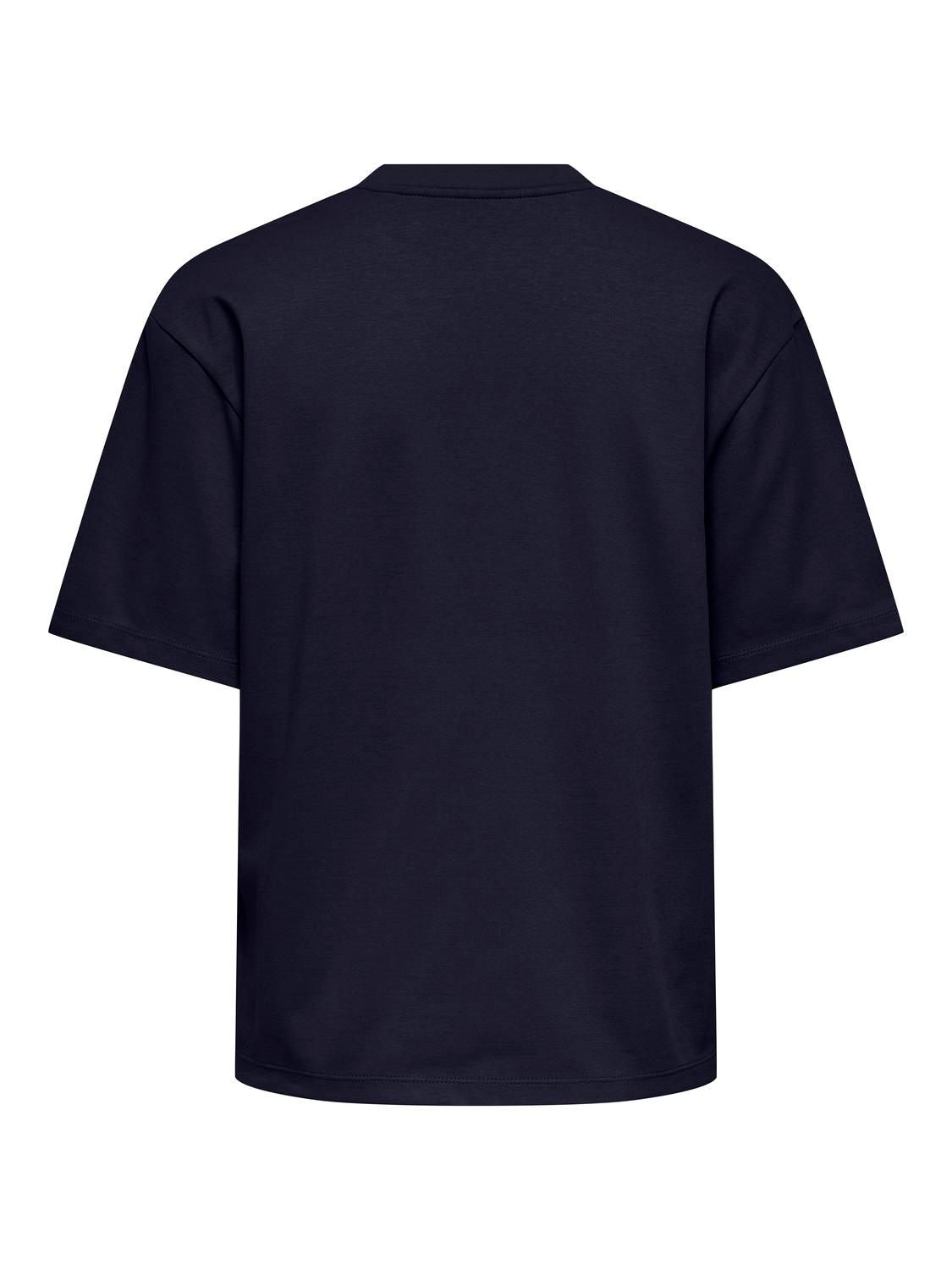 Onlsuperior Ss Oneck Loosetop Jrs Noos Blå