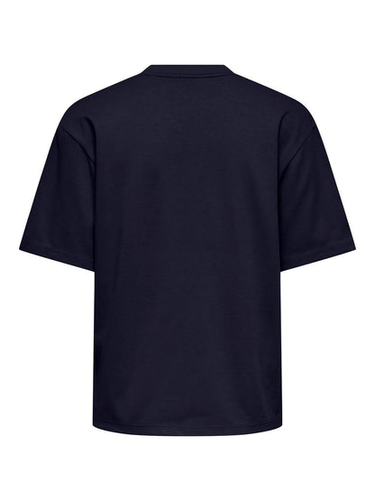 Onlsuperior Ss Oneck Loosetop Jrs Noos Blå