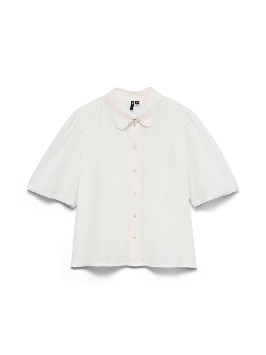 Vmsiri 2/4 Shirt Wvn Hvit