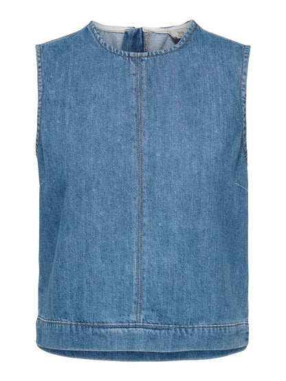 Jdybern S/l Top Dnm Blå