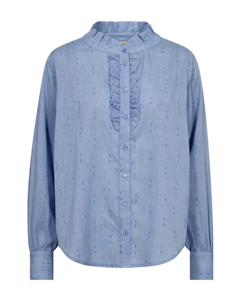 FQRAYA-SHIRT Jeansblå