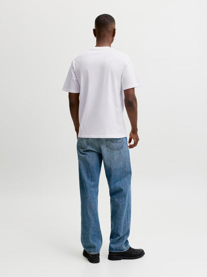 Jororganic Basic Tee Ss O-Neck Noos Hvit