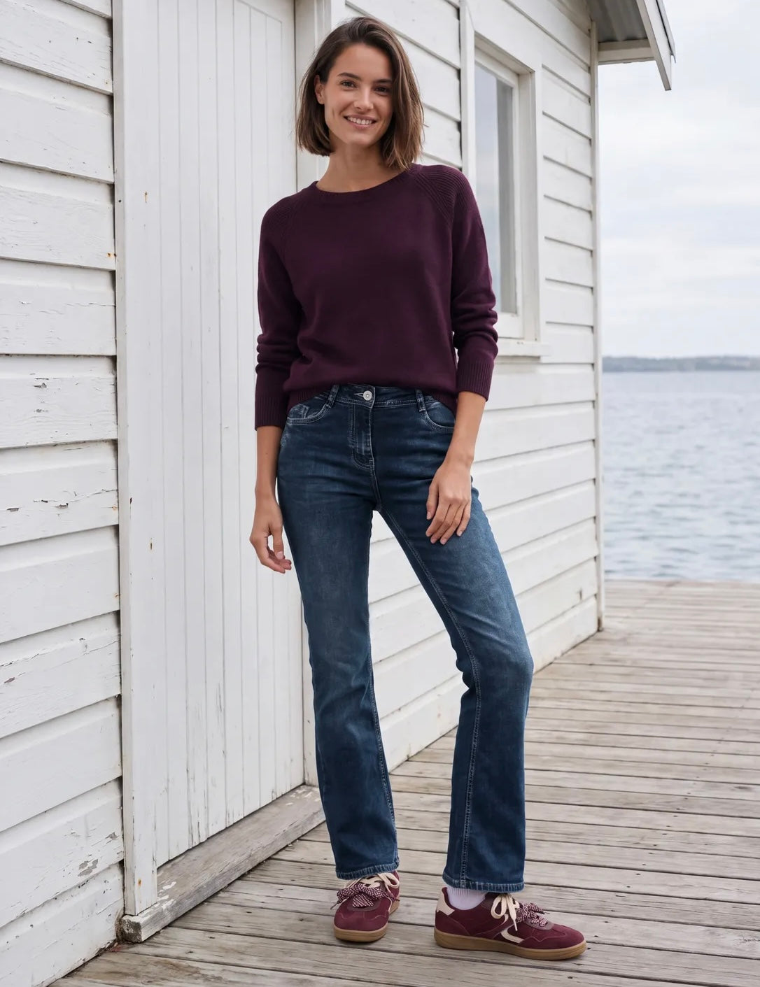 Toronto bootcut Blå