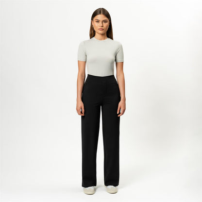 Asana Relaxed Straight Pant Svart