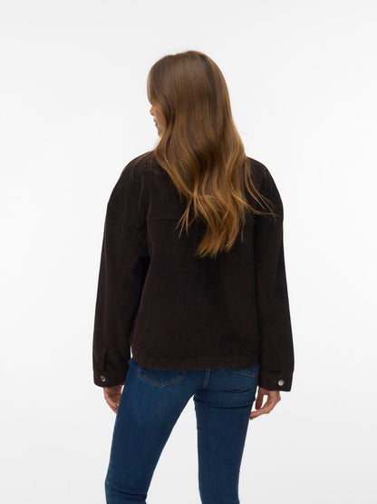 Vmjamie Ls Corduroy Shacket Mix Noos Brun