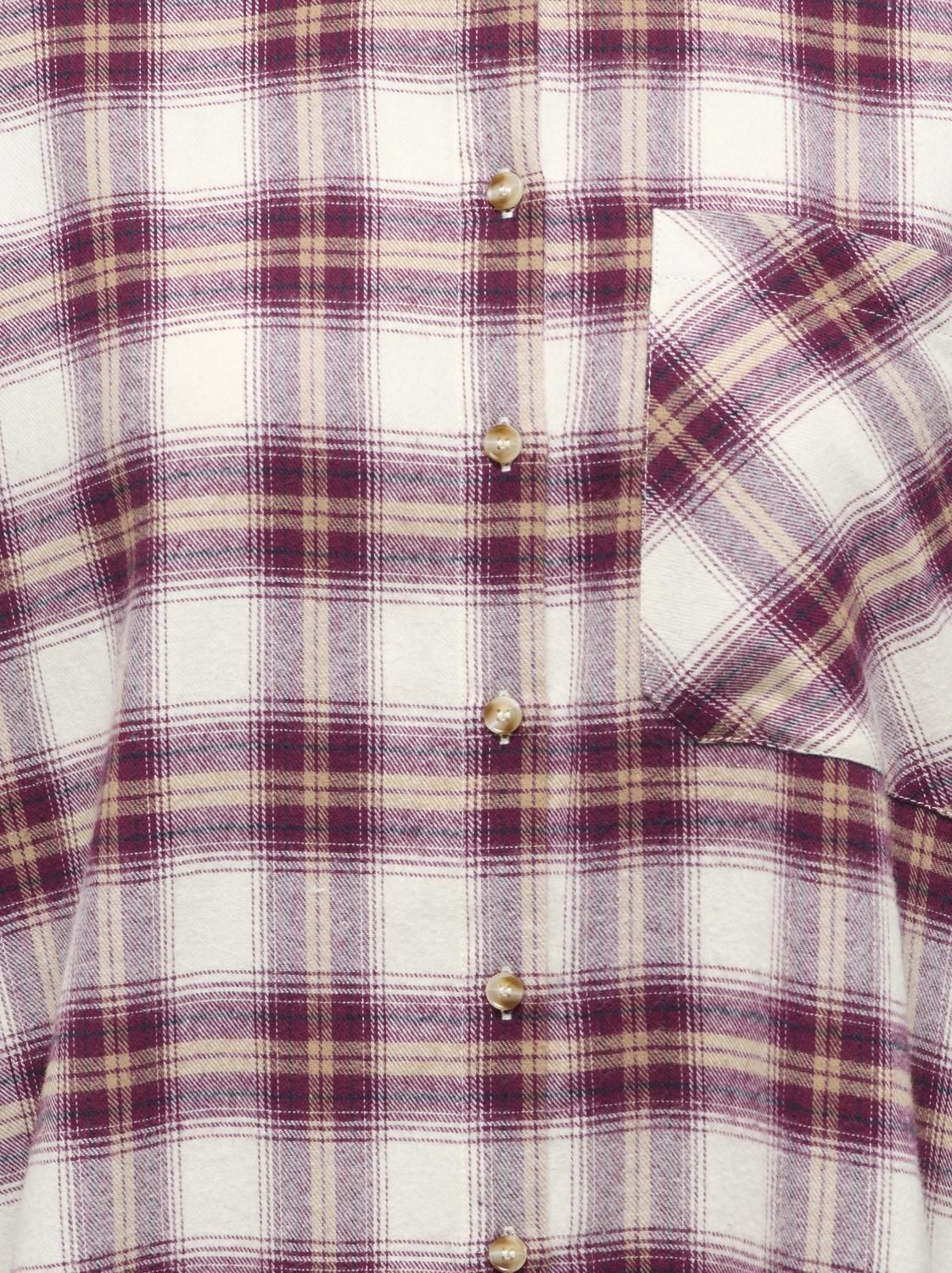 Jdymauve L/s Check Loose Shirt Wvn Hvit