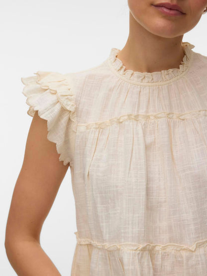 Vmmie Sl Top Wvn Noos Beige
