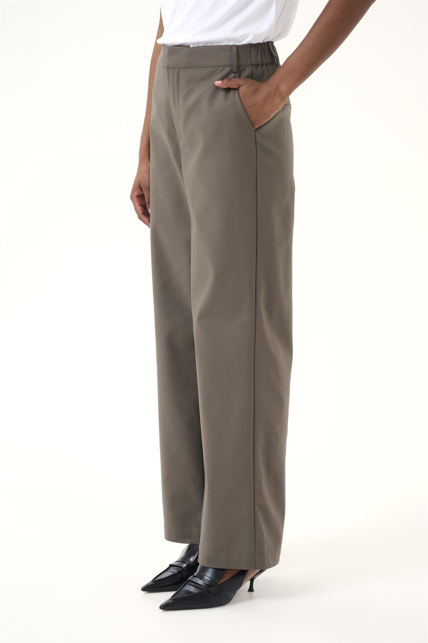 KAloraine Wide Pants Major Brown