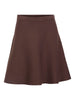 Objreynard Hw Short Knit Skirt Noos Brun