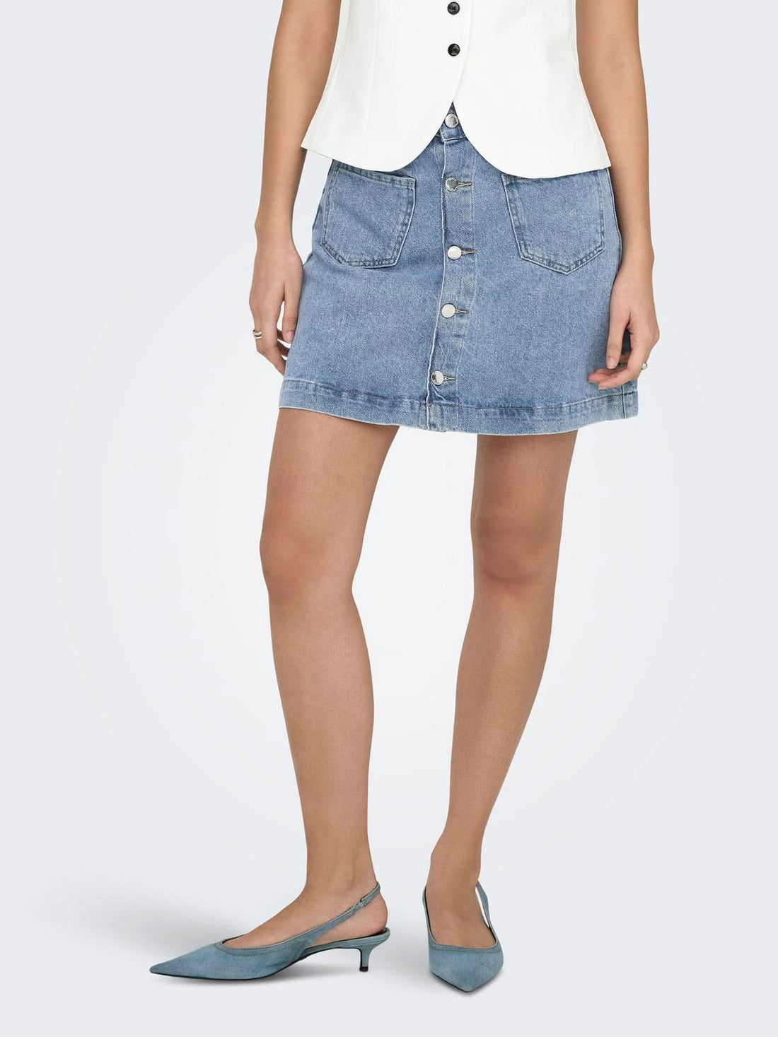 Onlamazing Hw Skirt Tai Dnm Noos Blå