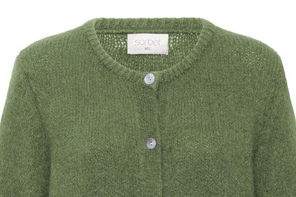 Sbgulvig Knit Cardigan Grønn