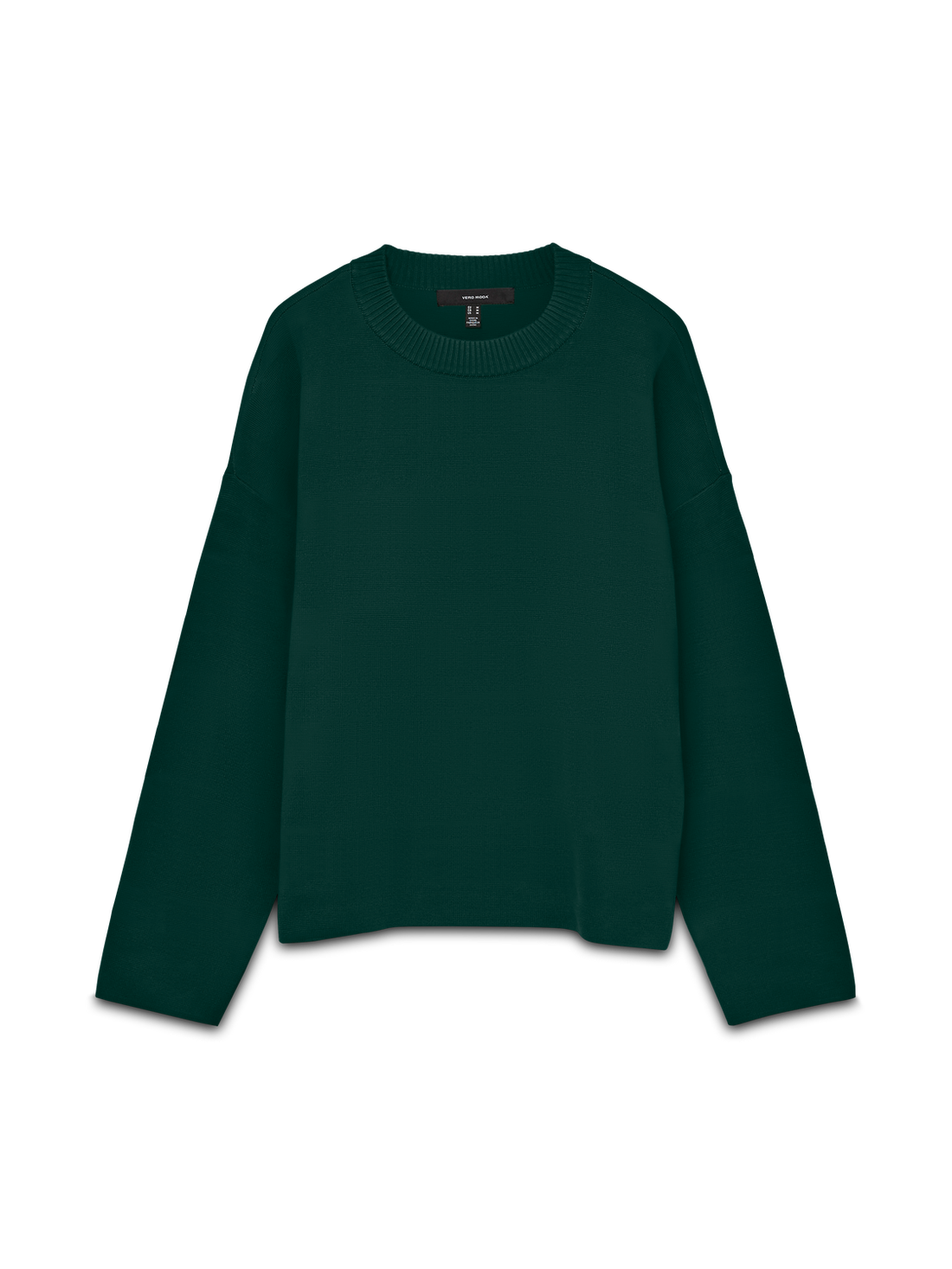 VMSILJE LS O-NECK BOXY PULLOVER NOOS Mørkegrønn