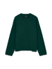 VMSILJE LS O-NECK BOXY PULLOVER NOOS Mørkegrønn
