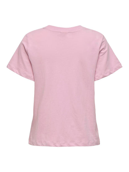 Jdypisa S/s Print Top Jrs Noos Rosa