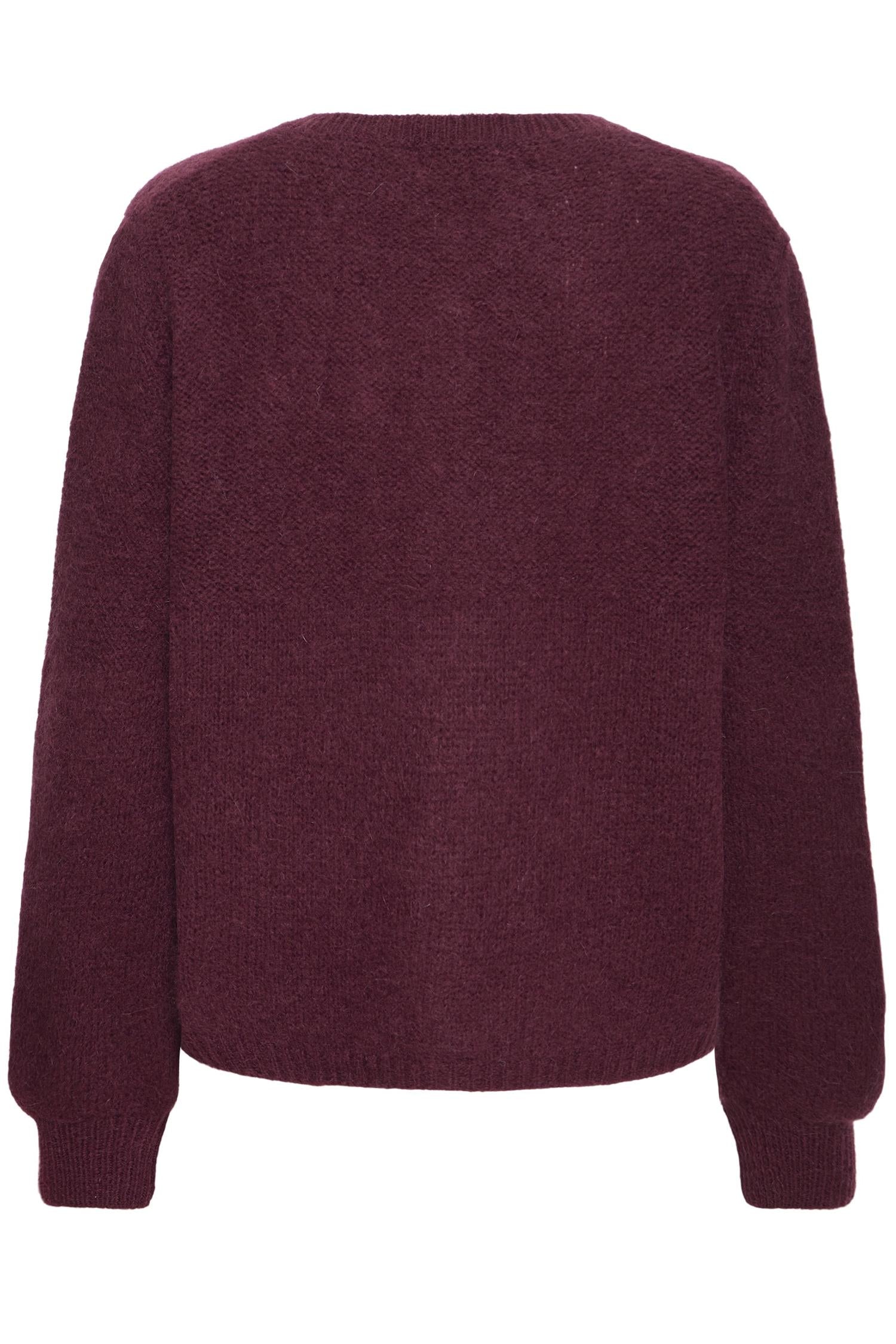 Sbava Knit Cardigan Burgunder