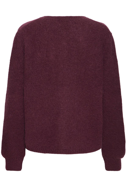 Sbava Knit Cardigan Burgunder