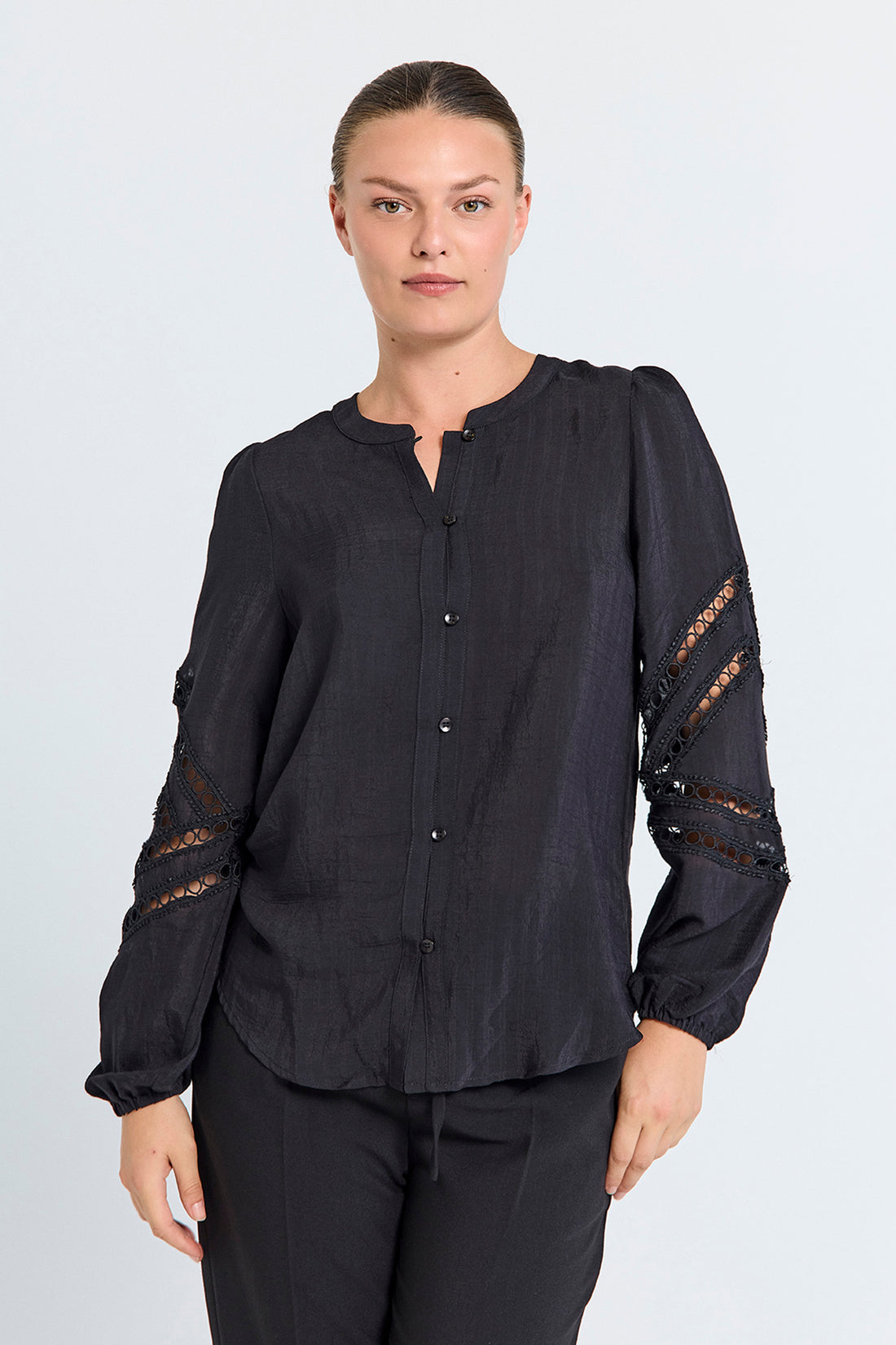FQSHU-BLOUSE Svart