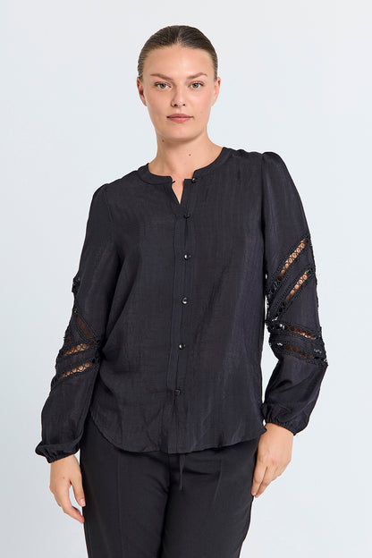 FQSHU-BLOUSE Svart