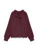Vmnanett L/s Top Jrs Btq Burgunder
