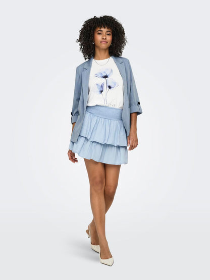 Onlfree Modal S/s Atelier Top Jrs Hvit