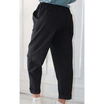 BASIC BAGGY PANTS Svart
