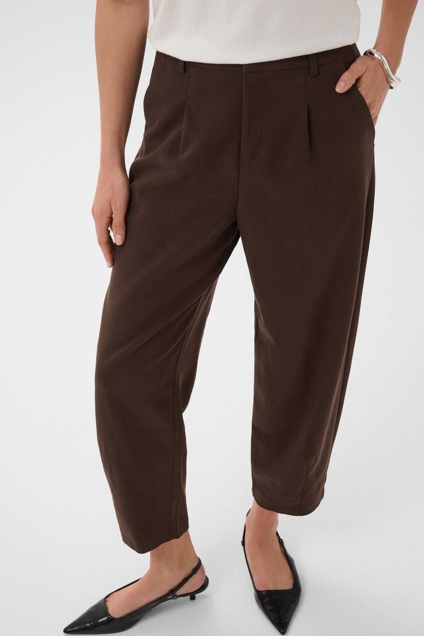 Kamerle Pants Cropped Brun