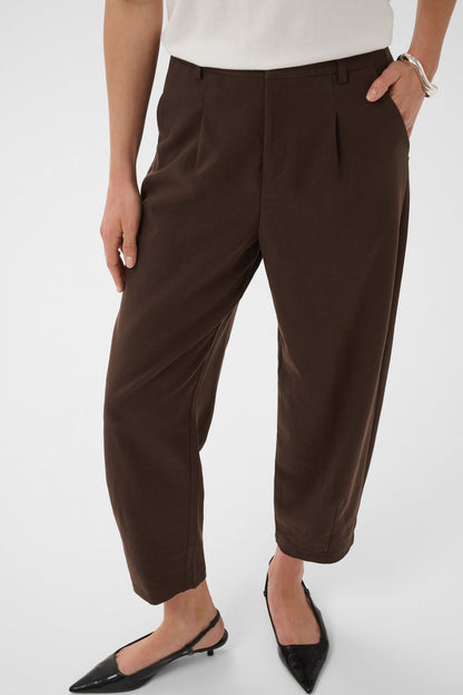 Kamerle Pants Cropped Brun