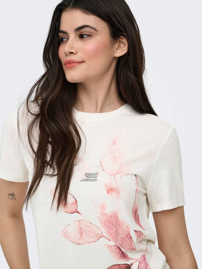 Onlfree Modal S/s Atelier Top Jrs Hvit