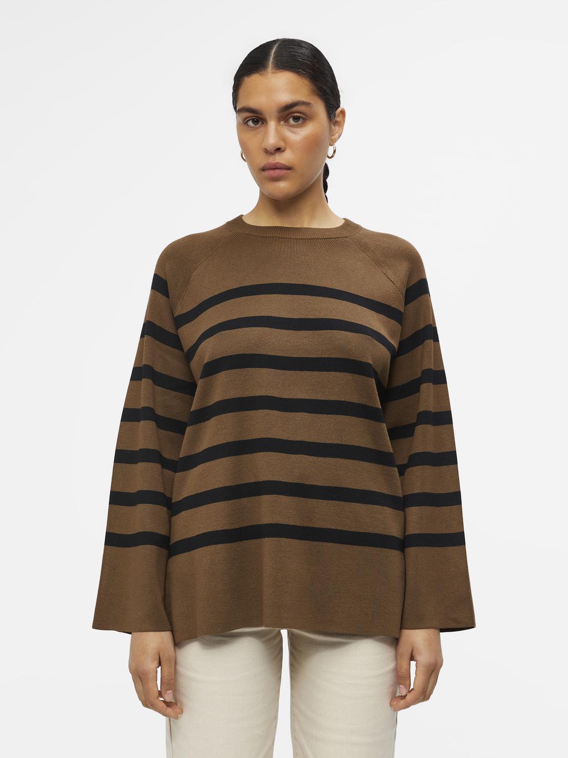 OBJESTER LS KNIT TOP NOOS Morel