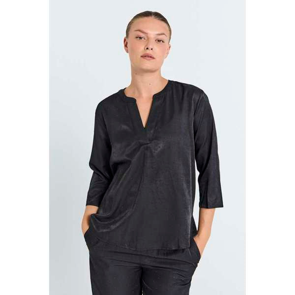 FQHILDA-BLOUSE Svart