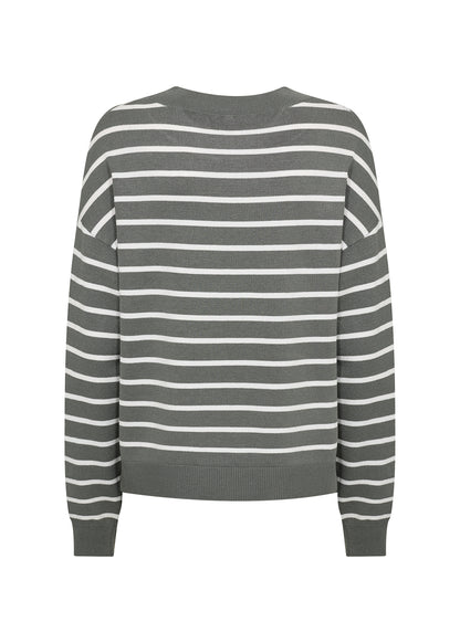 Sc-Dollie stripe 780 genser Grønn