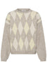Sbargyle R Knit Blouse Gul