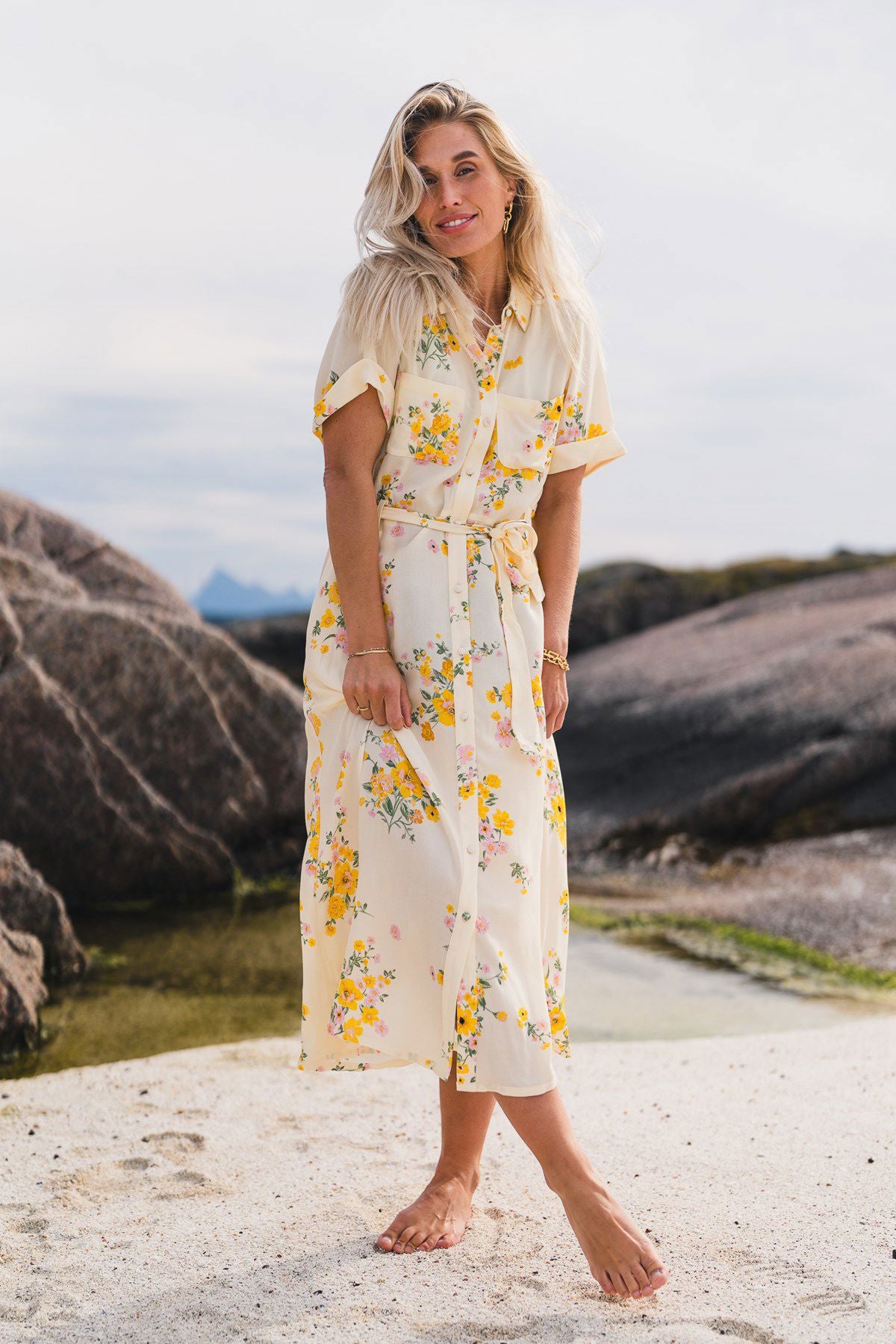 Rausirene 2/4 Shirt Dress Aop Flerfarget