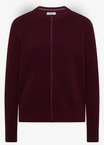 Cash zipper cardigan Vinrød