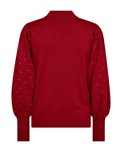 Fqdotka-Pullover Rød